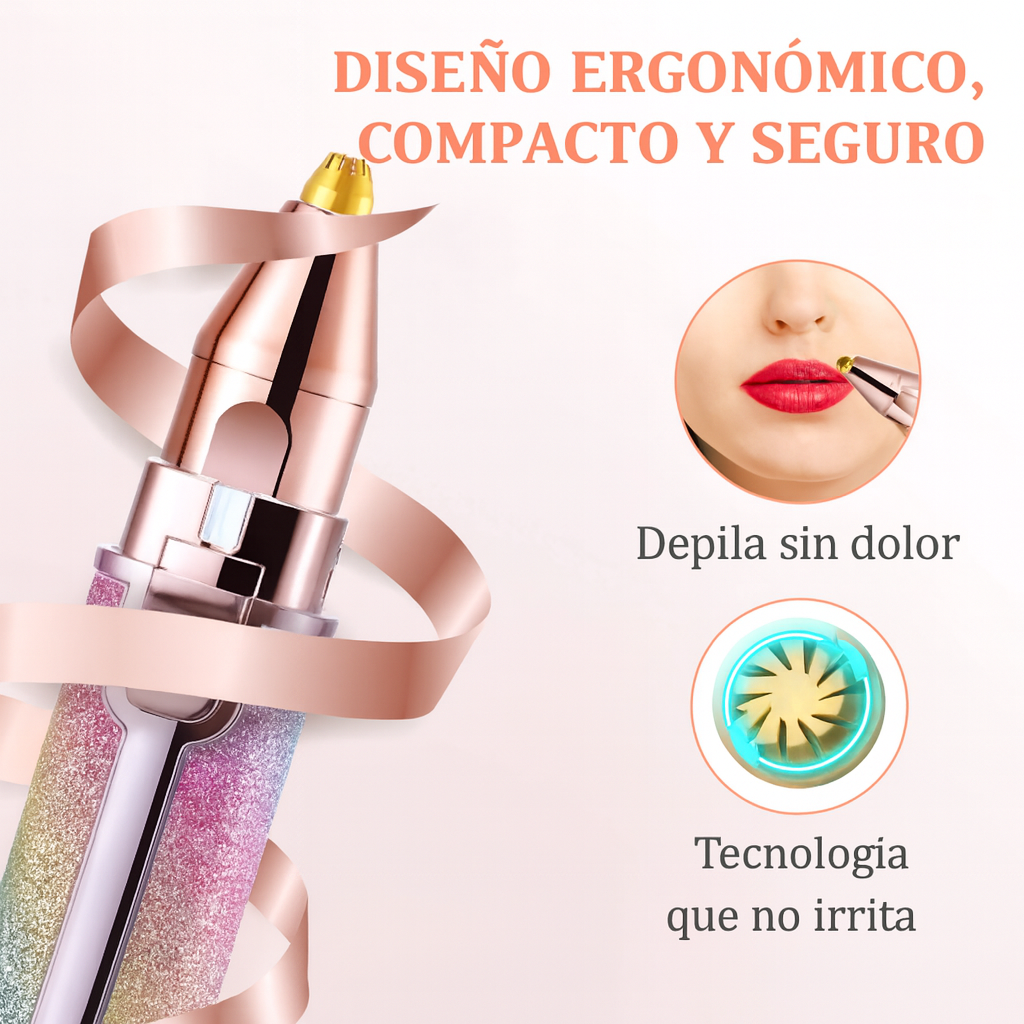 Depilador premium: elimina vello sin dolor ni enrojecimiento - 2 al precio de 1