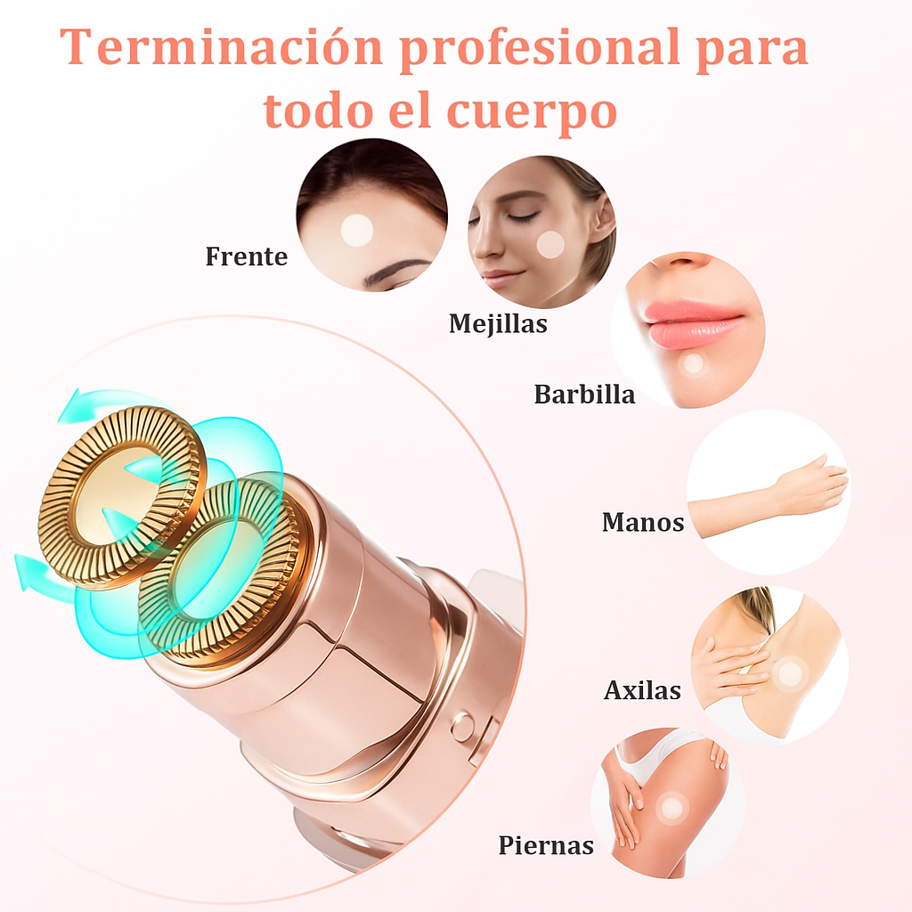 Depilador premium: elimina vello sin dolor ni enrojecimiento - 2 al precio de 1