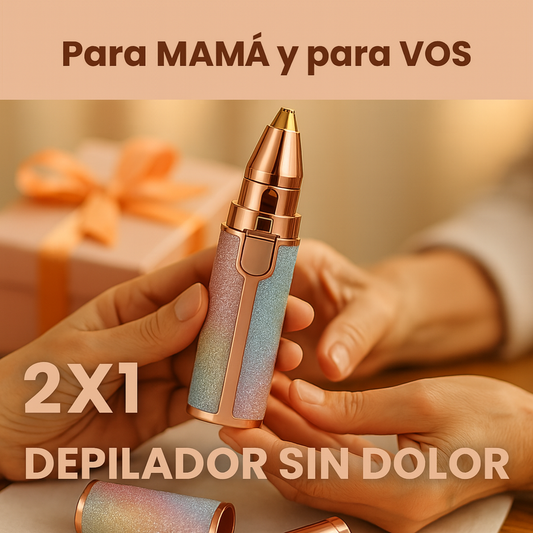 Depilador premium: elimina vello sin dolor ni enrojecimiento - 2 al precio de 1